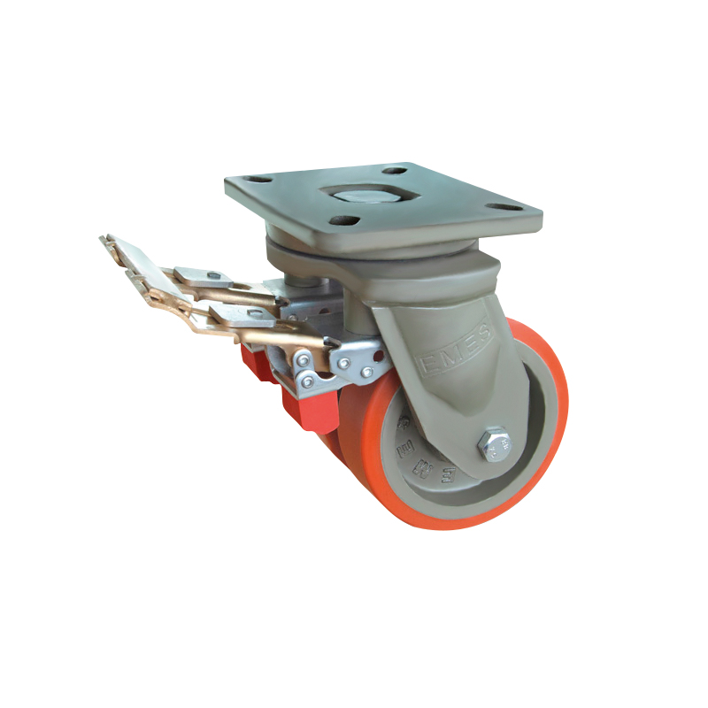 Сдвоенное поворотное колесо с тормозом EJ01 VBP 250 F EMES
