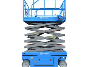 Самоходный ножничный подъемник с выдвижной платформой SKYER PL1425 li-ion