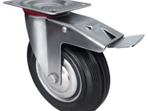 Колесо промышленное поворотное с тормозом SCb 55 Longway