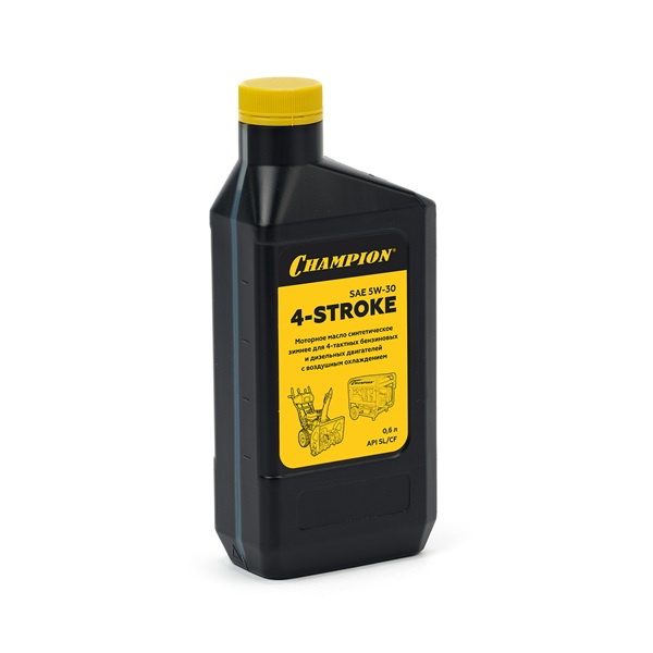 Масло для 4-тактных двигателей синтетическое зимнее CHAMPION SAE 5W30 API SL/CF 0,6л