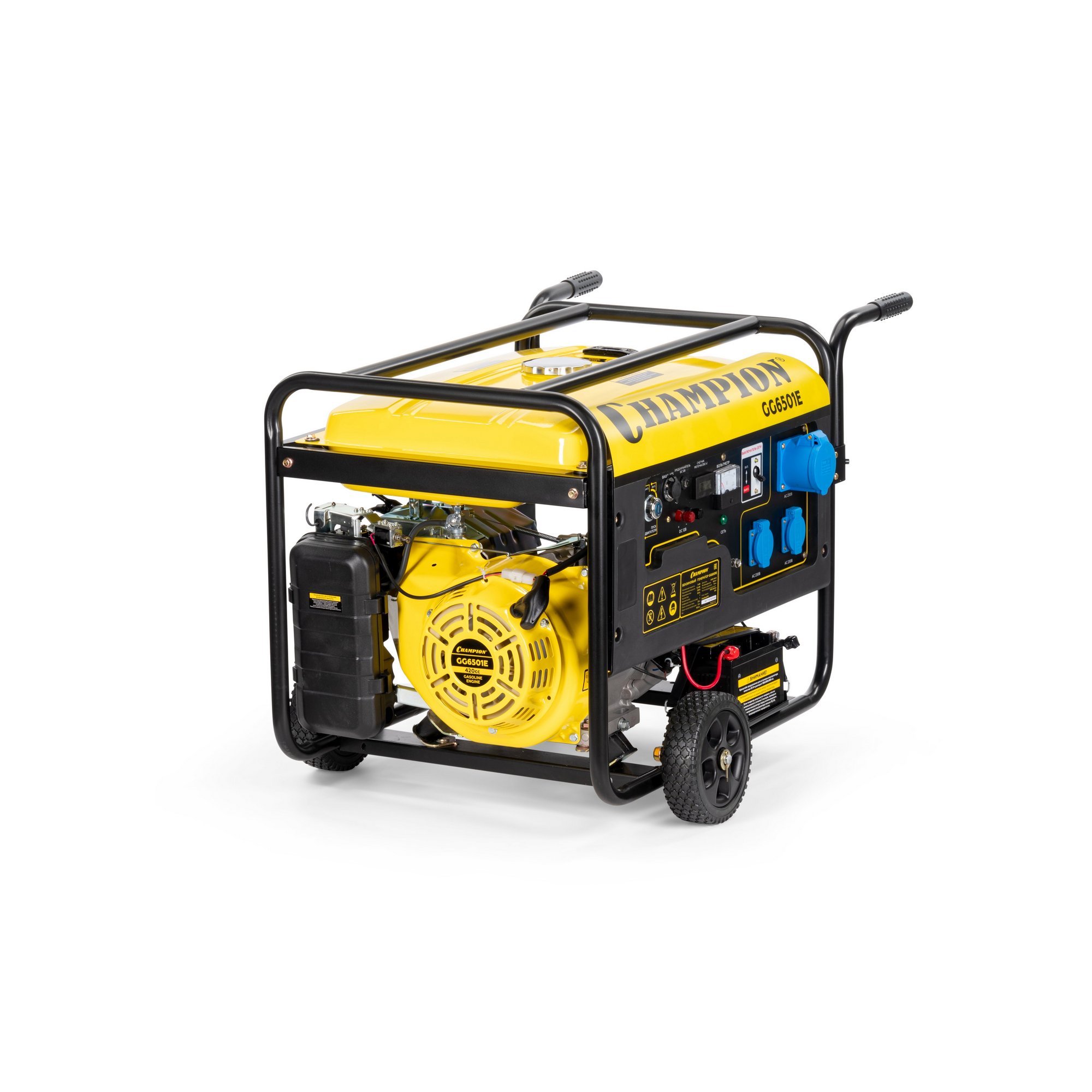 Бензиновый генератор CHAMPION GG6501E+ATS — изображение 5
